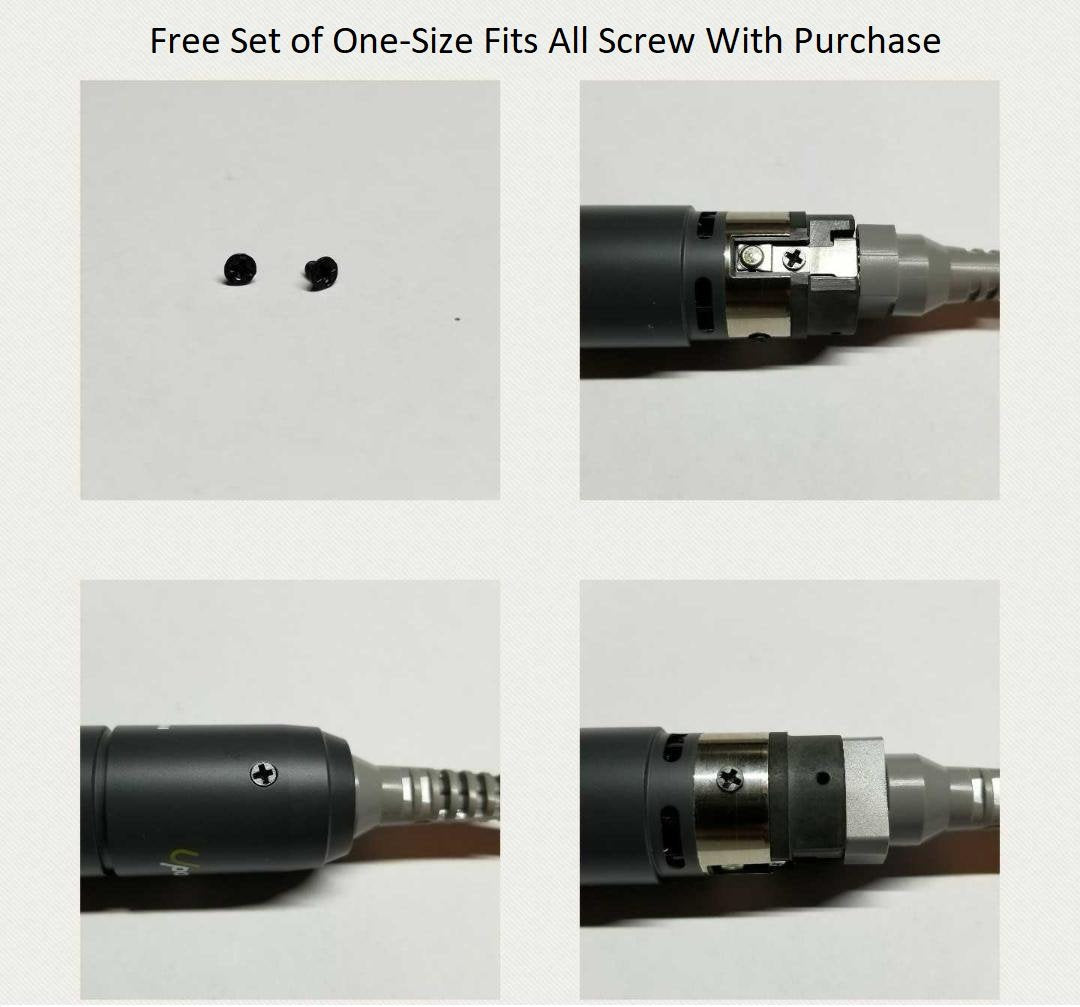 DRC Replacement Screws and Nose Cone Bolt Screws for KUPA Upower UP200 UG12 Handpiece Drill