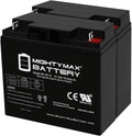 Mighty Max Battery ML18-12 - 12V 18AH Battery Replaces Pride Mobility Go-Go Elite Battery - 2 Pack