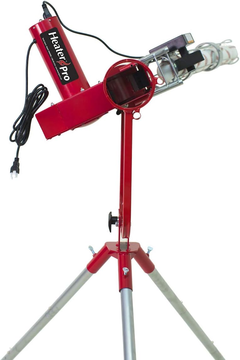 Sports Pro Baseball Pitching Machine W/Automatic Ball Feeder - Professional & Accurate Pitching Machine for