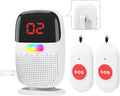 Caregiver Pager System with Digital Display for Elderly Assistance