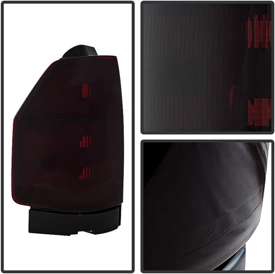 ACANII - For Dark Smoked 02-09 GMC Envoy OE Style Tail Lights Brake Lamp Left+Right 2002-2009