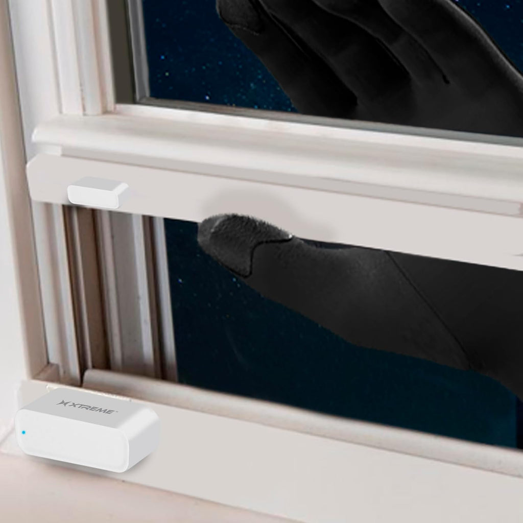 Smart Wi-Fi Window & Door Sensor, Wireless 2.4GHz Wi-Fi Door Sensor, No Hub Required, Instant Notifications, Remote