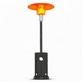 48,000 BTU Outdoor Propane Patio Heater with Wheels, Gray