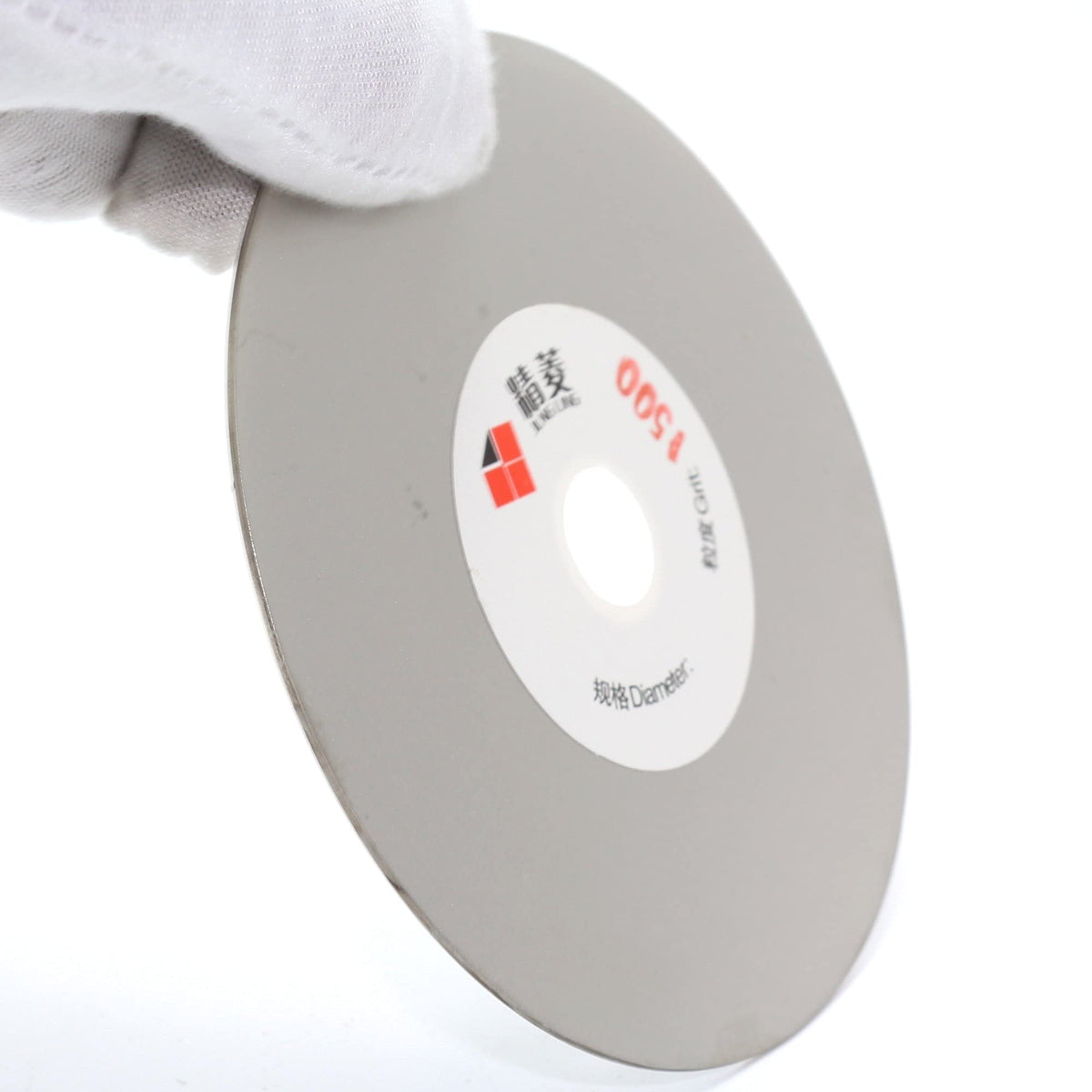 JINGLING 4" inch 100mm Diamond Grinding Disc Coated Flat Lap Disk Grit 1500 Fine