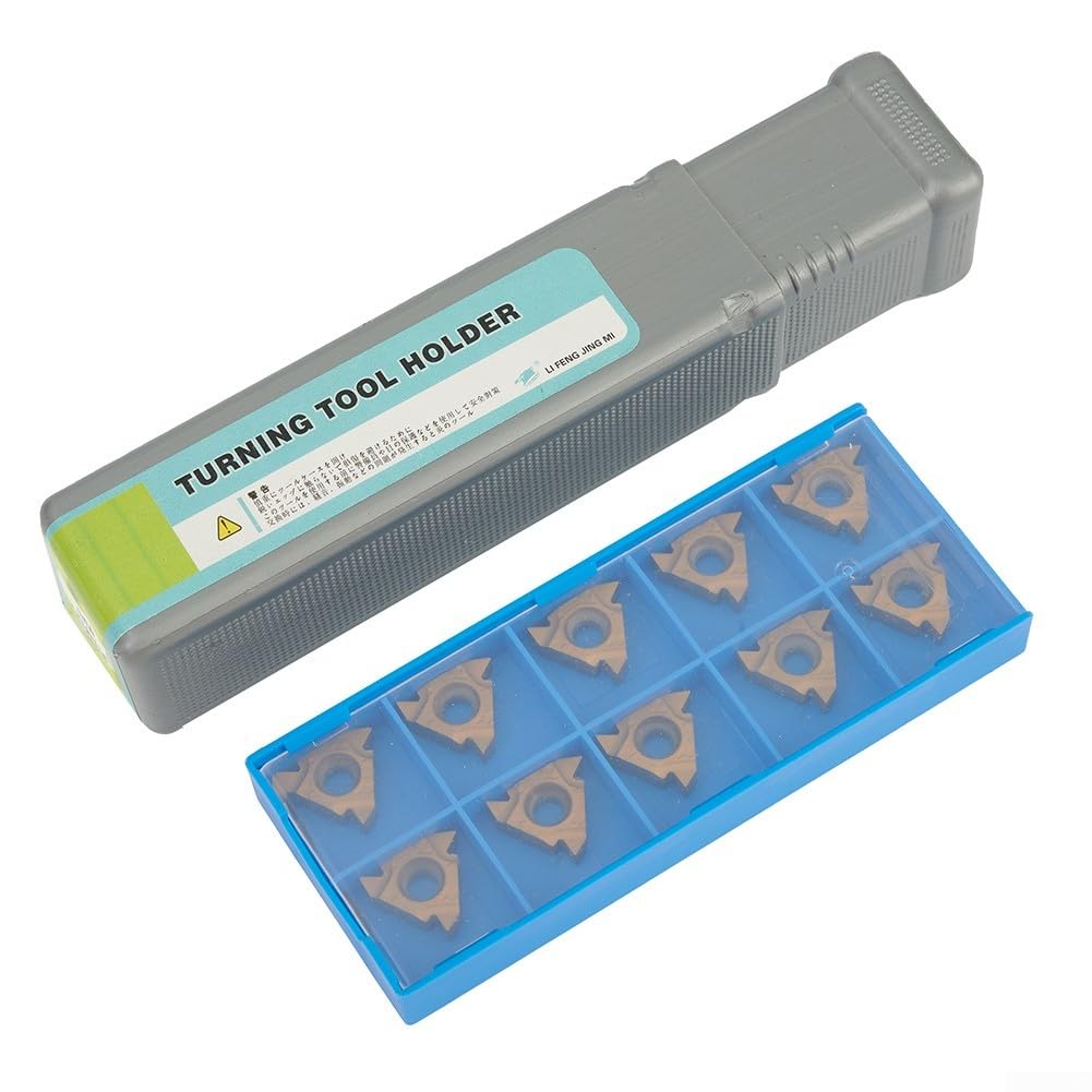 16ER AG60 for Carbide Inserts 10Pcs + SER1212H16 Holder 16ER