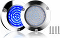 90led Underwater Boat Lights Fish,Blue10-30V IP68 Waterproof Surface Mount
