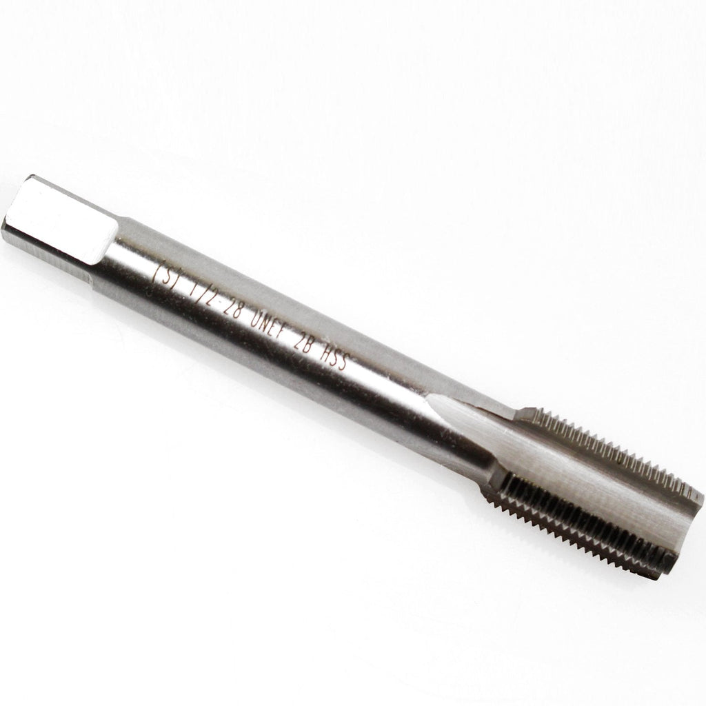 1/2" - 28 UNEF HSS Machine Tap, Right Hand Thread Tap, Plug Tap