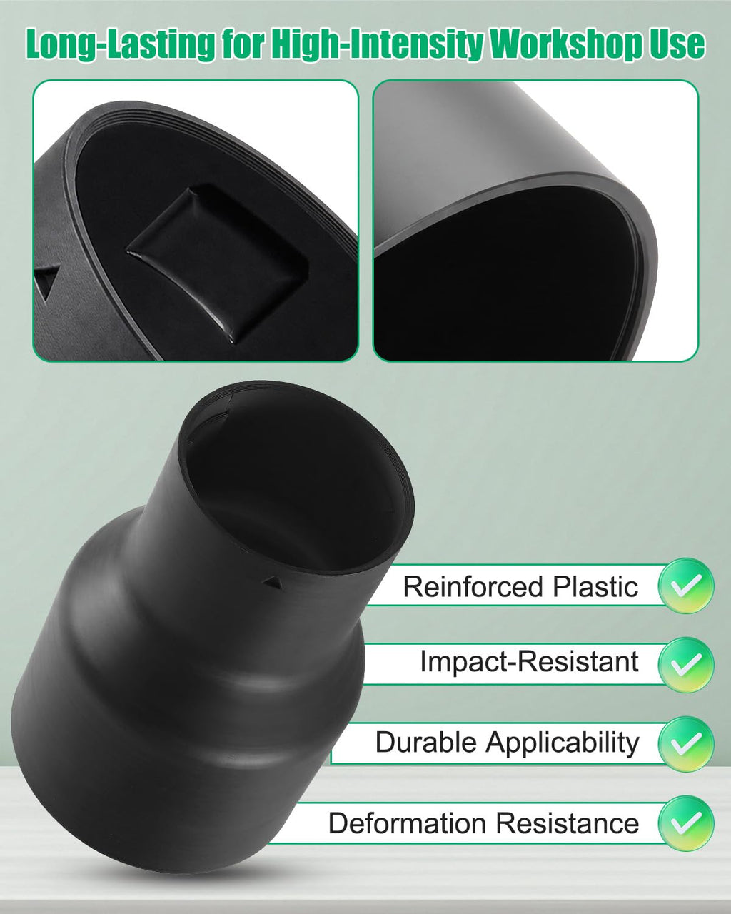 36mm Hose Adapter Fit for Festool D36/32 2-1/2" Dust Collection Ports