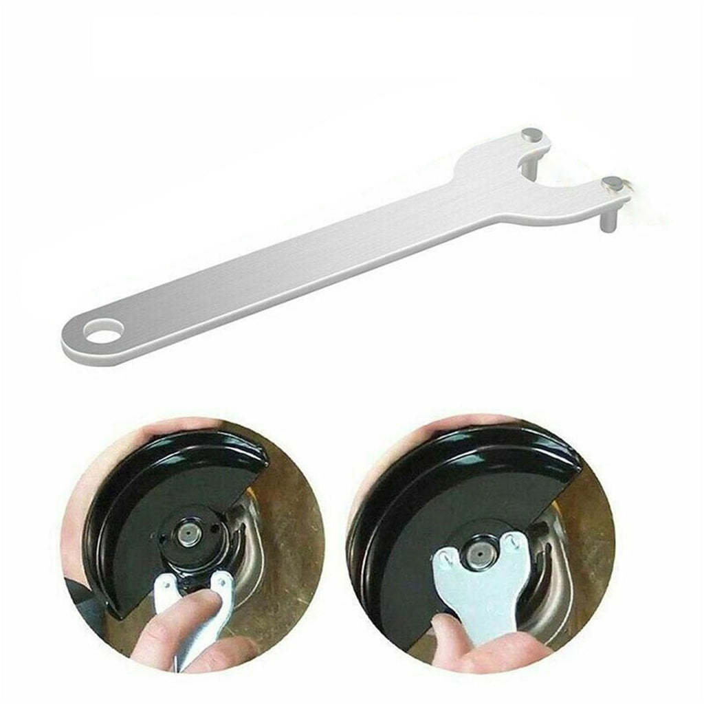 EdvenA 3pcs Angle Grinder Wrench Spanner M14 Thread Angle Grinder Inner Outer Flange Nut Set Tool W/Wrench Replacement