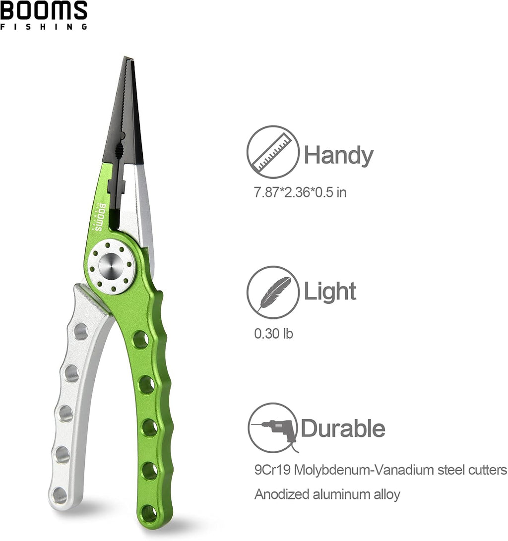 X1 Aluminum Fishing Pliers Saltwater, Surf Fishing Tackle Kit, Fishing Multitool Hook Remover Braided Fishing Line