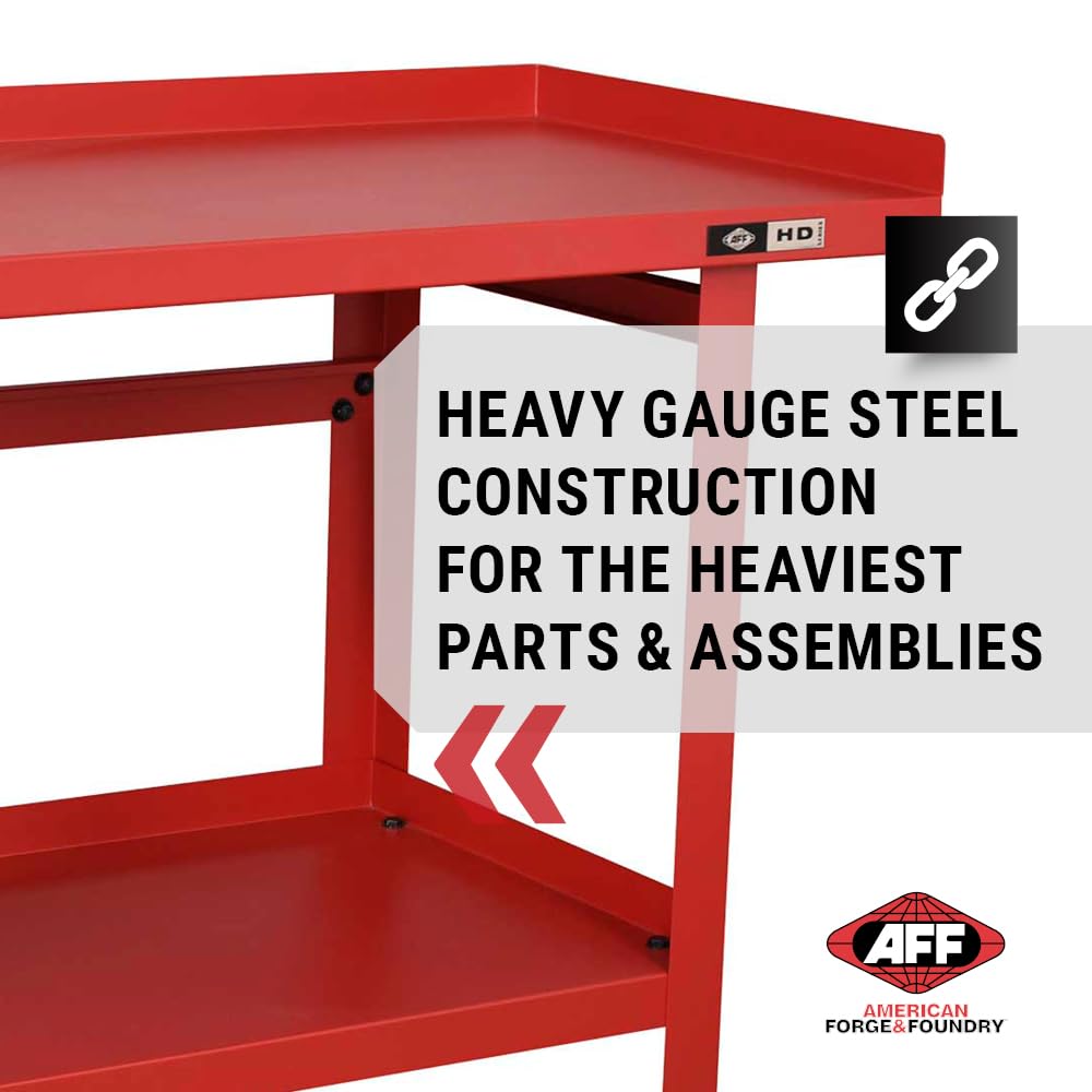 Heavy Duty Workbench with Storage Shelf - For Shop or Garage Use