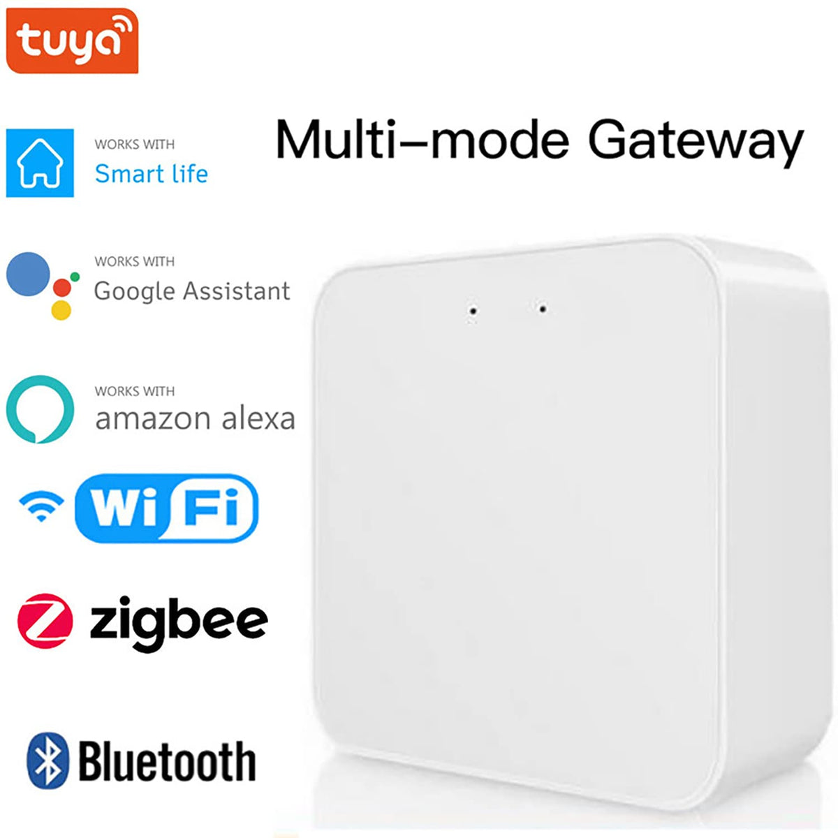 Smart Multi-Mode Gateway: ZigBee 3.0 & Bluetooth & Mesh Hub, App Remote Control, Intelligent Bridge Wireless Smart