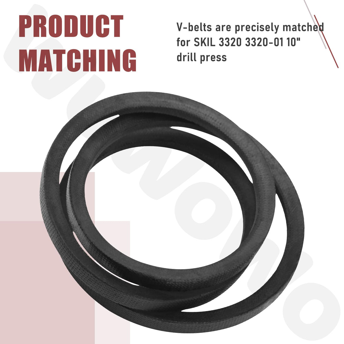 V Replacement Belt for SKIL 3320 10" Drill Press V Belt Drill Press