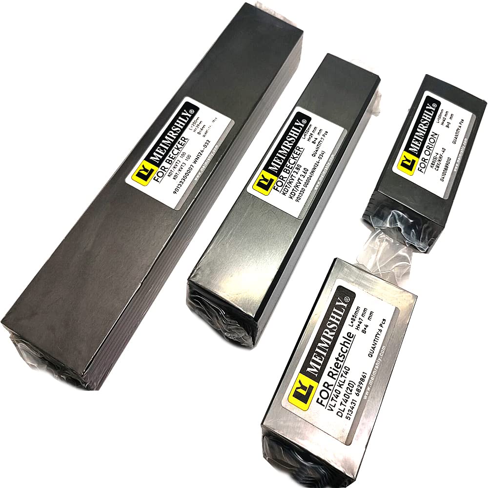 35 * 16 * 3mm Carbon Vanes for Becker Rietschle Orion Busch Vacuum Pump (Pack of 10Pcs)