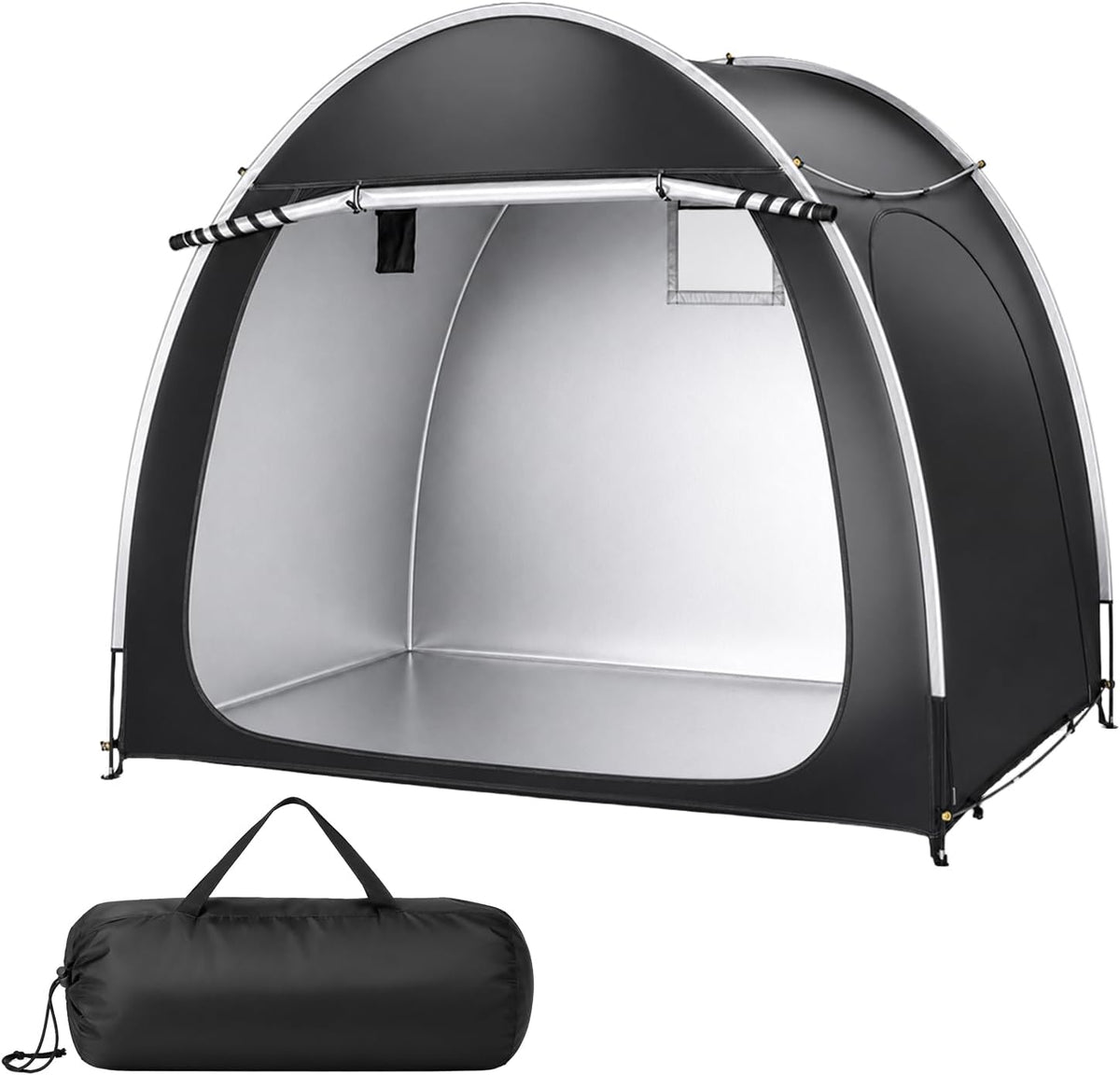 Bike Storage Shed Tent for 4-5 Bikes, Outdoor Portable Bicycle Storage Shed with Carry Bag, Waterproof Bike Tent for