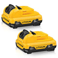 2Pack 3.0Ah DCB120 Battery Replace for Dewalt 12V Battery DEL1803