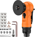 Pneumatic Chamfer Tool, 6 C & 6 R Angle Blades, 30000 RPM- Orange