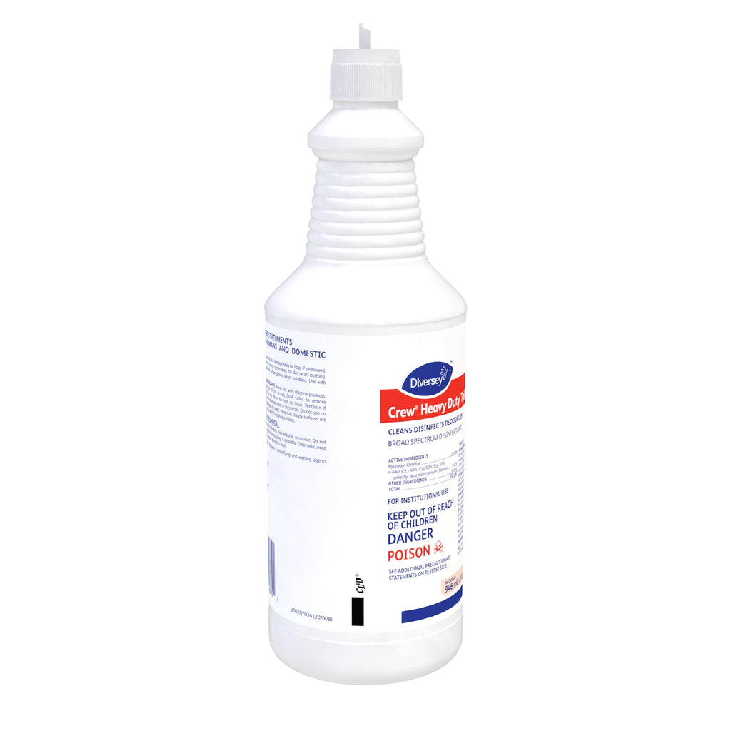 Diversey Heavy Duty Toilet Bowl Cleaner Disinfectant 32oz, 12 Pack