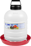 Premium 5-Gallon Hanging Chicken Waterer – BPA-Free Plastic, Top-Fill Poultry Fountain for Chickens, Ducks, Turkeys &