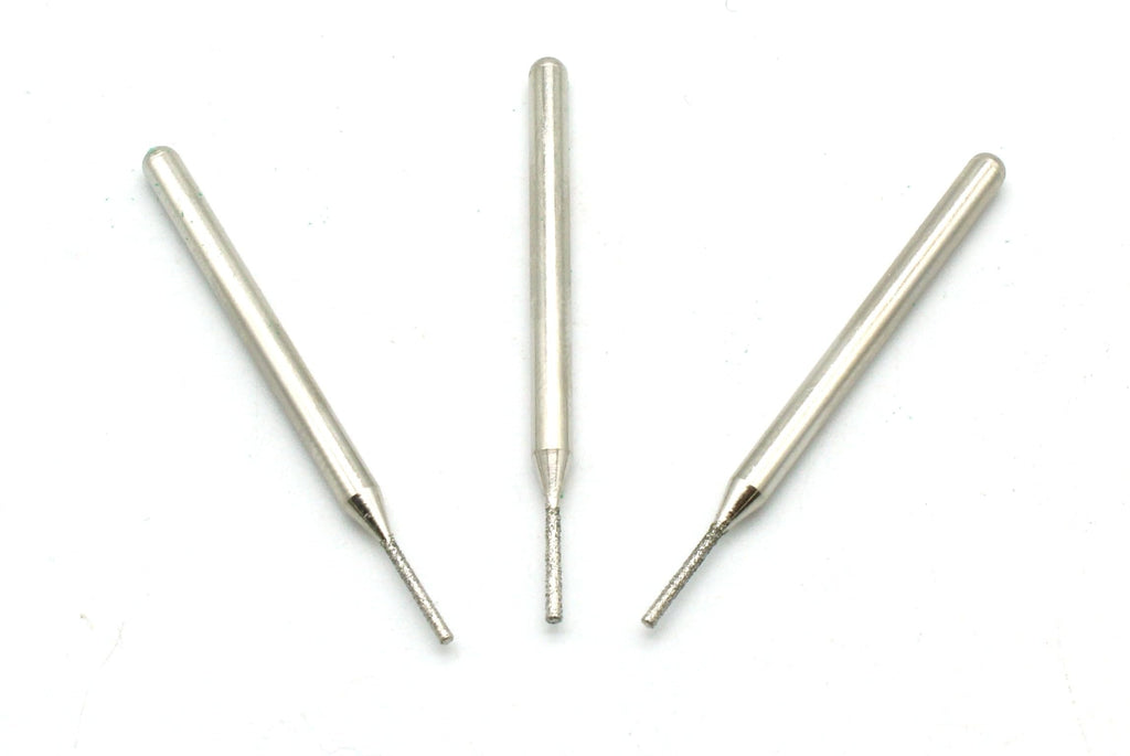 TMAX 30p 1/32" Grit 80 Coarse Diamond Burrs Glass Drill Bit Set for Dremel
