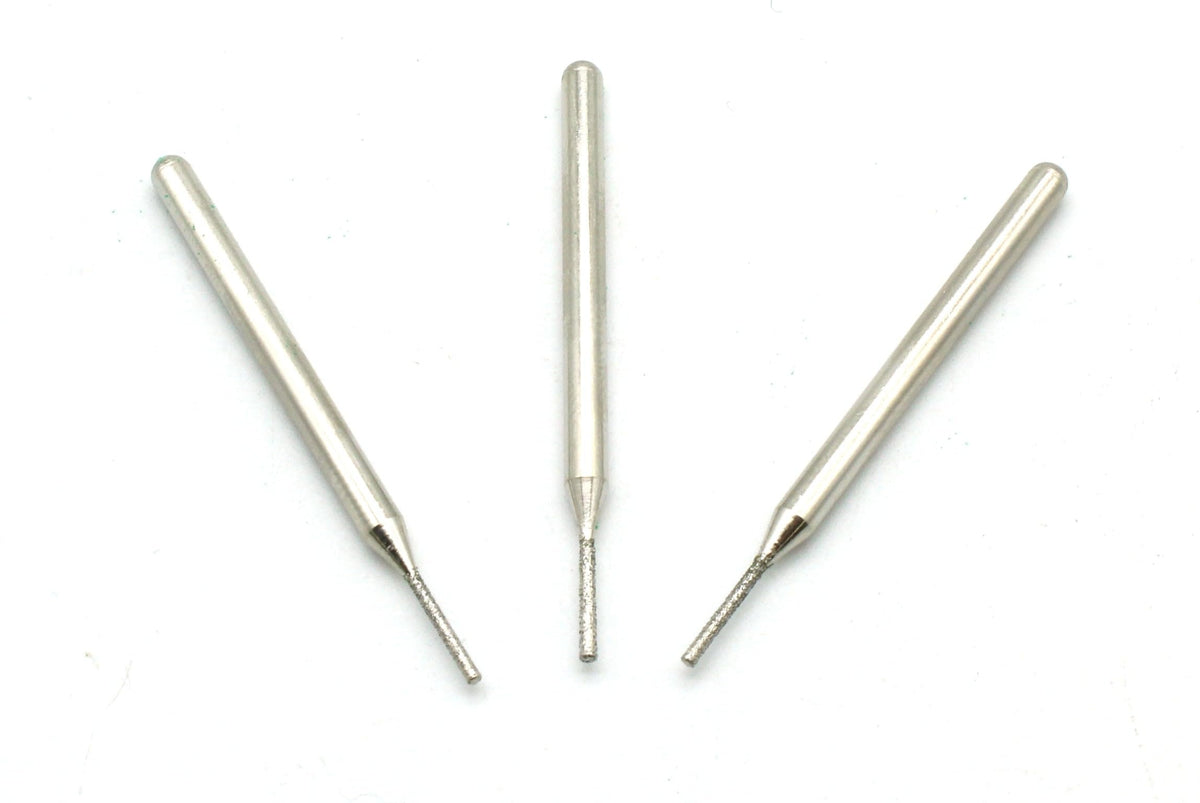 TMAX 30p 1/32" Grit 80 Coarse Diamond Burrs Glass Drill Bit Set for Dremel