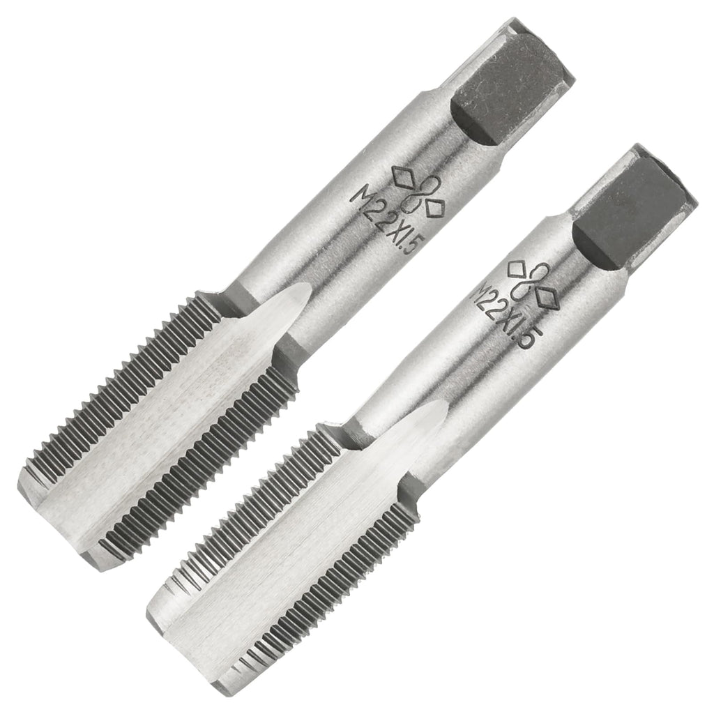 Aceteel M22X1.5 Hand Tap and Round Die Set Right Hand