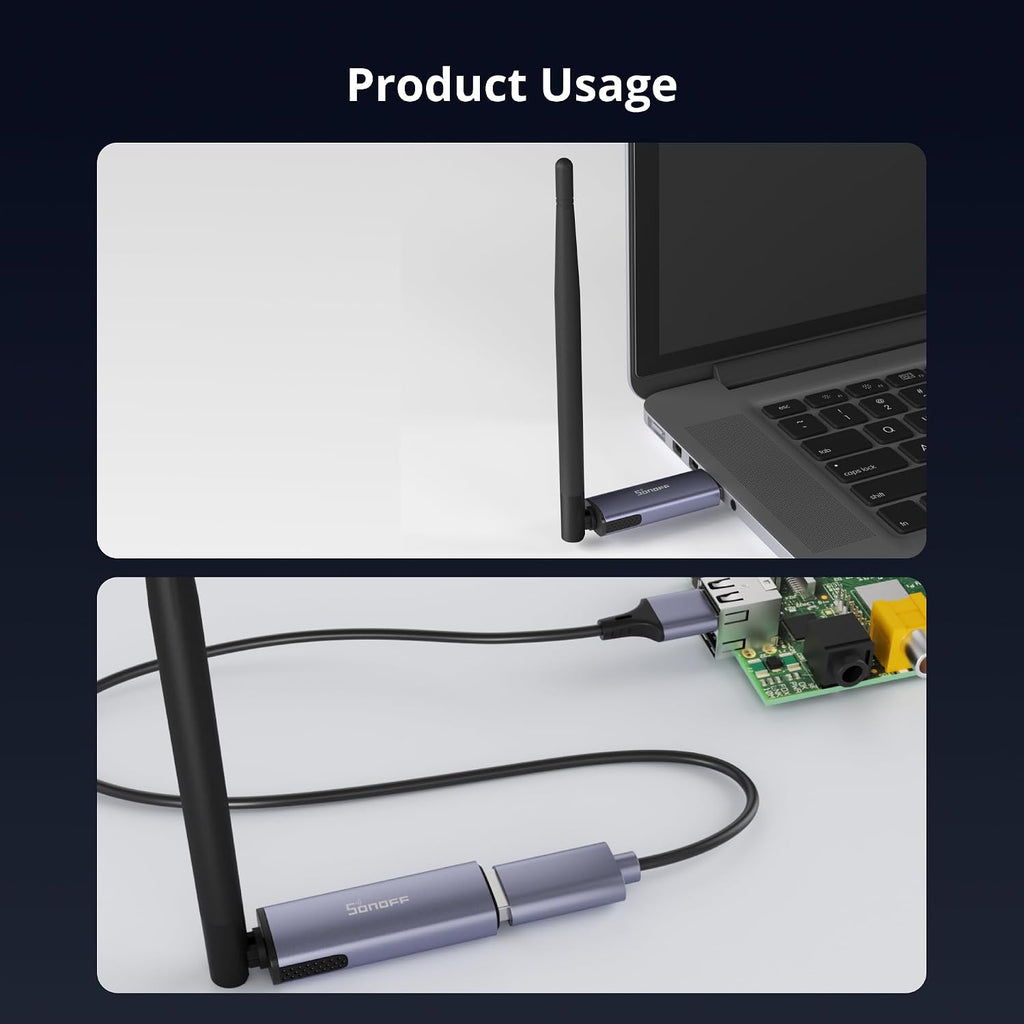 Zigbee 3.0 USB Dongle Plus MG24, Zigbee Gateway with EFR32MG24, Thread & Zigbee USB Stick, Zigbee Controller for Home