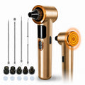 Heated Blackhead Remover Vacuum, Warm Compress Pore Vacuum Cleaner with 3 Suction Levels, LED Display, USB