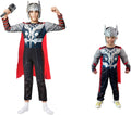 Children's superhero Thor costume Classic Muscle Costume Suit