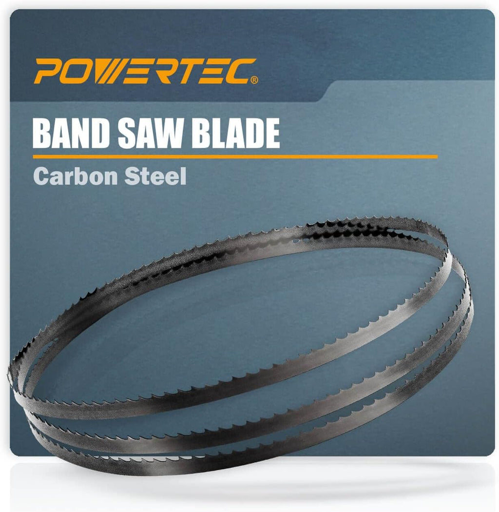 POWERTEC 93-1/2 Inch Bandsaw Blades, 1/4" x 6 TPI Band Saw Blades for Delta, Grizzly, Rikon, Sears Craftsman, JET, Shop Fox and Rockwell 14" Band Saw for Woodworking, 1 pack (13112X)