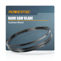POWERTEC 105 Inch Bandsaw Blades, 1/8" x 14 TPI Band Saw Blades for Most 14" Band Saws with Riser Block Kits for Woodworking, 1 pack (13202)