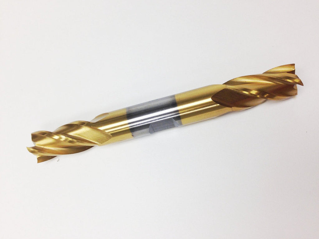 HHIP 5829-0312 5/16 x 3/8" 4 Flute TiN Double End Center Cut End Mill