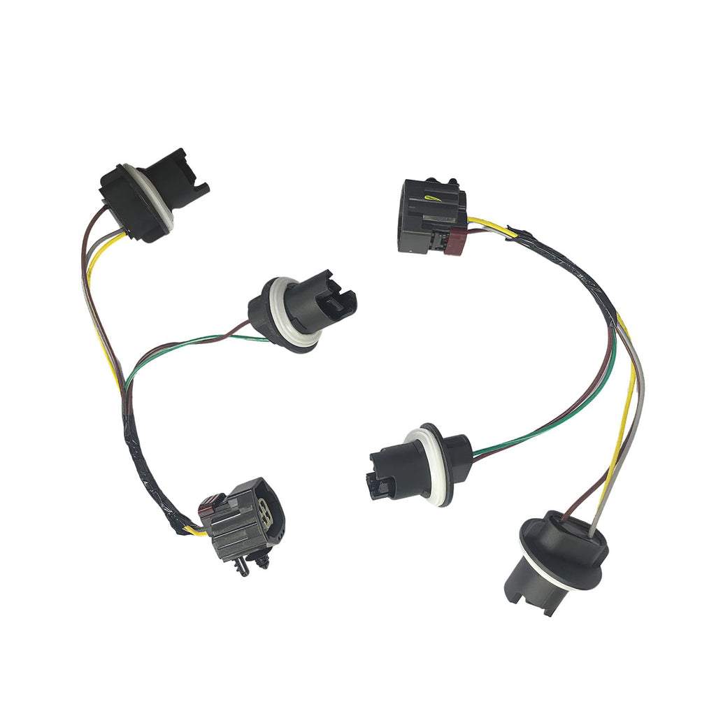 68004166AC Tail Light Socket Wiring Harness Fit for Jeep Wrangler JK 2007-2018, Left or Right Tail Light Wiring (2pcs)