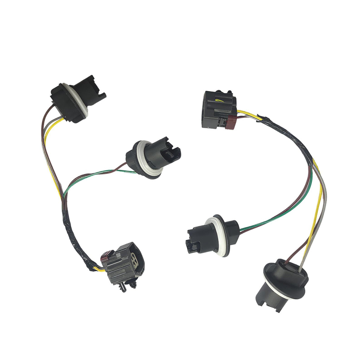 68004166AC Tail Light Socket Wiring Harness Fit for Jeep Wrangler JK 2007-2018, Left or Right Tail Light Wiring (2pcs)