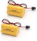 3.6V 900mAh Emergency/Exit Light Battery Compatible for Lithonia ELB B001 ELBB001 ELB-B001 Lithonia EU2C M6 LED Emergency Light Interstate ANIC1566 Unitech 0253799(2 Pack)