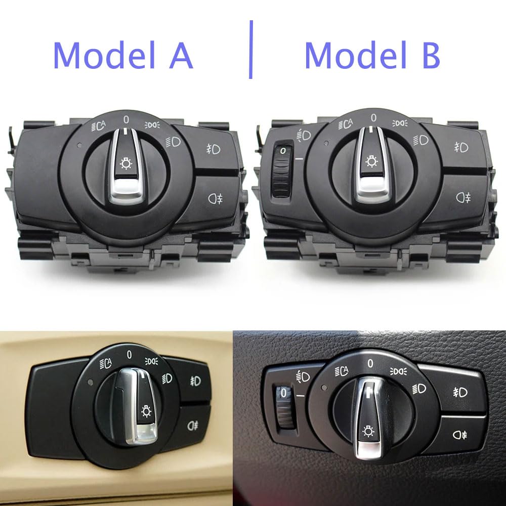 Headlight Knob Control Switch Assembly for BMW 1/3/X1 Series