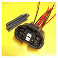 Compatible for Mazda 6 Car Headlight Assembly Wiring Harness Main Plug 12Pin M6 Headlight Connector Cable Housing(1pc B)