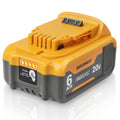 20V 6.0Ah Replacement Battery Compatible with Dewalt 20V Tools