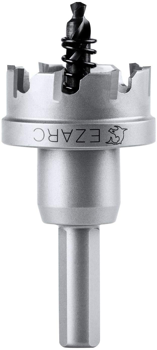 EZARC Carbide Hole Saw Heavy Duty, Hole Cutter for Stainless Steel, Sheet Metal 1-5/8" 41mm