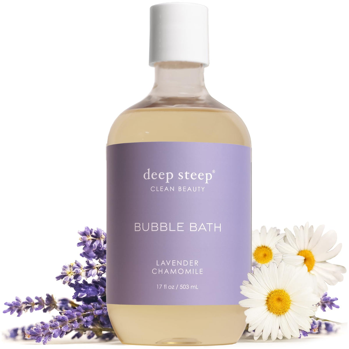 Bubble Bath, Lavender Chamomile, 17oz, Hypoallergenic