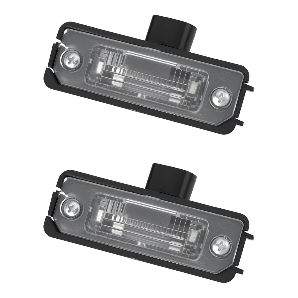 Briny River 2 Pcs Car License Plate Lights 1J6943021 Compatible with VW Golf MK4 Polo