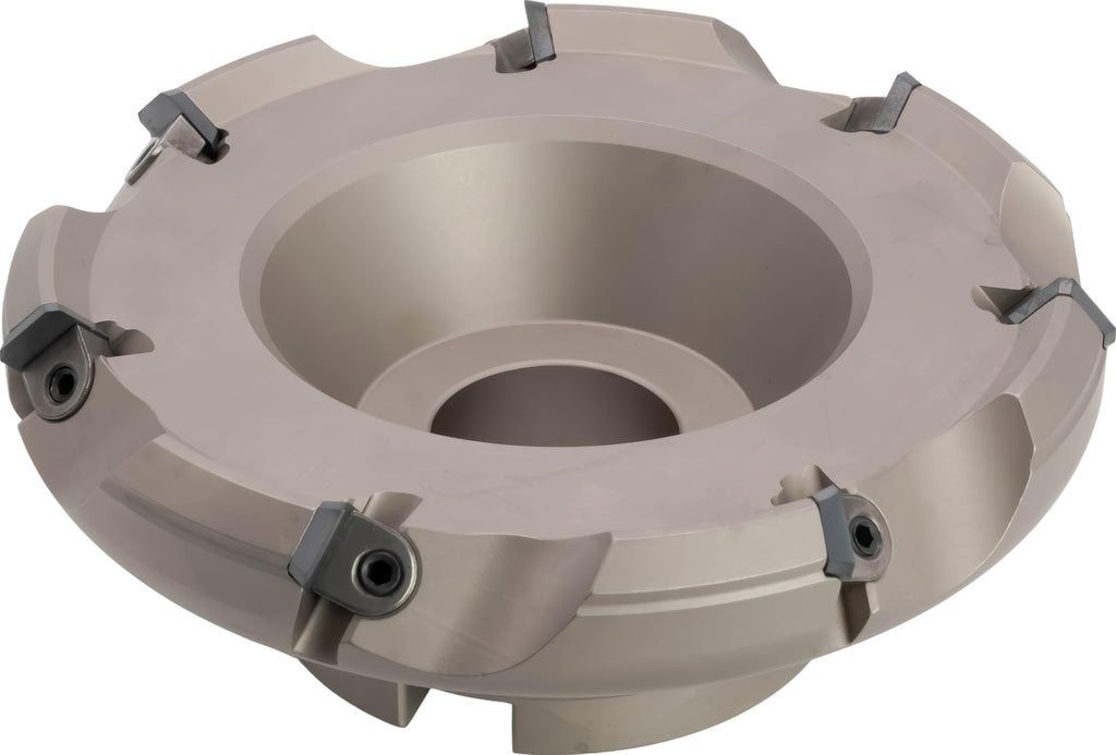 CME 6" 45° Indexable Face Mill, Incl 7 SEAN42 Inserts