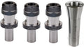 M12 R8 ER20 Chuck Kit, 4PCS CNC Milling Tool Holder