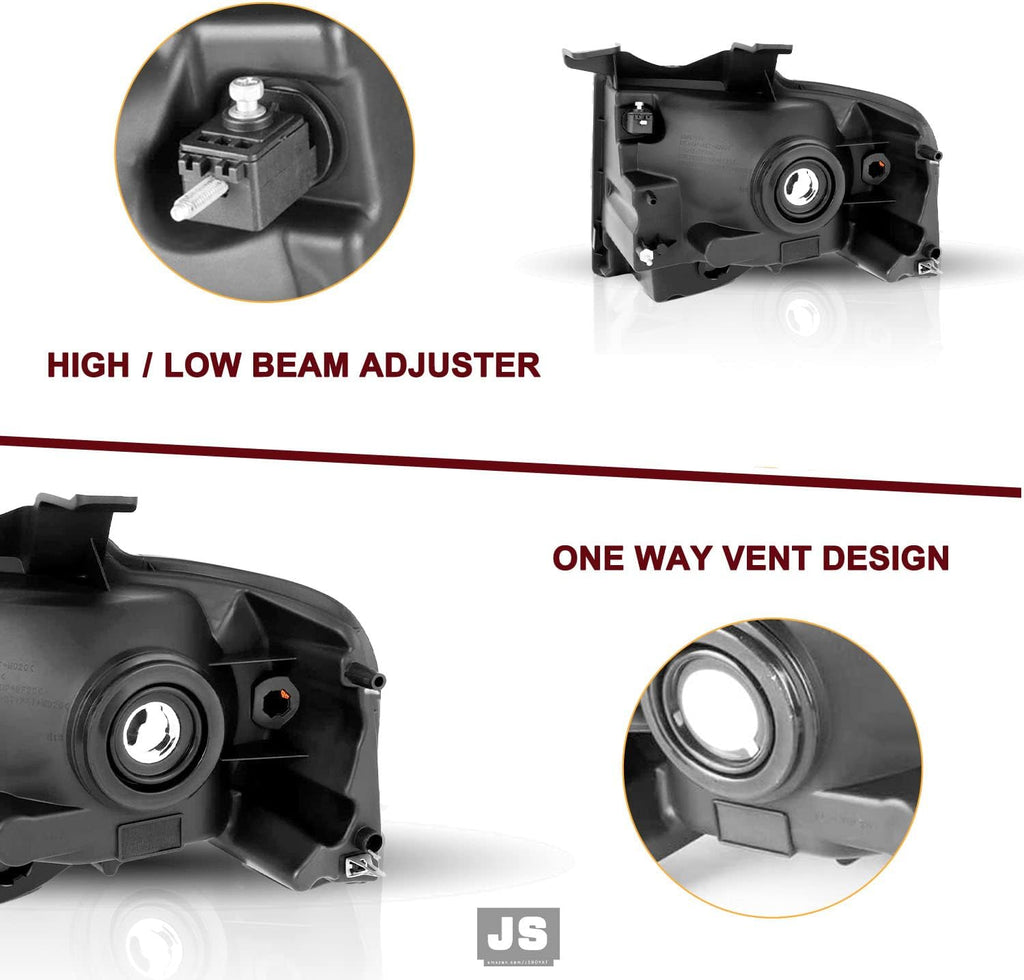 JSBOYAT Headlights for 2007-2014 Ford Expedition