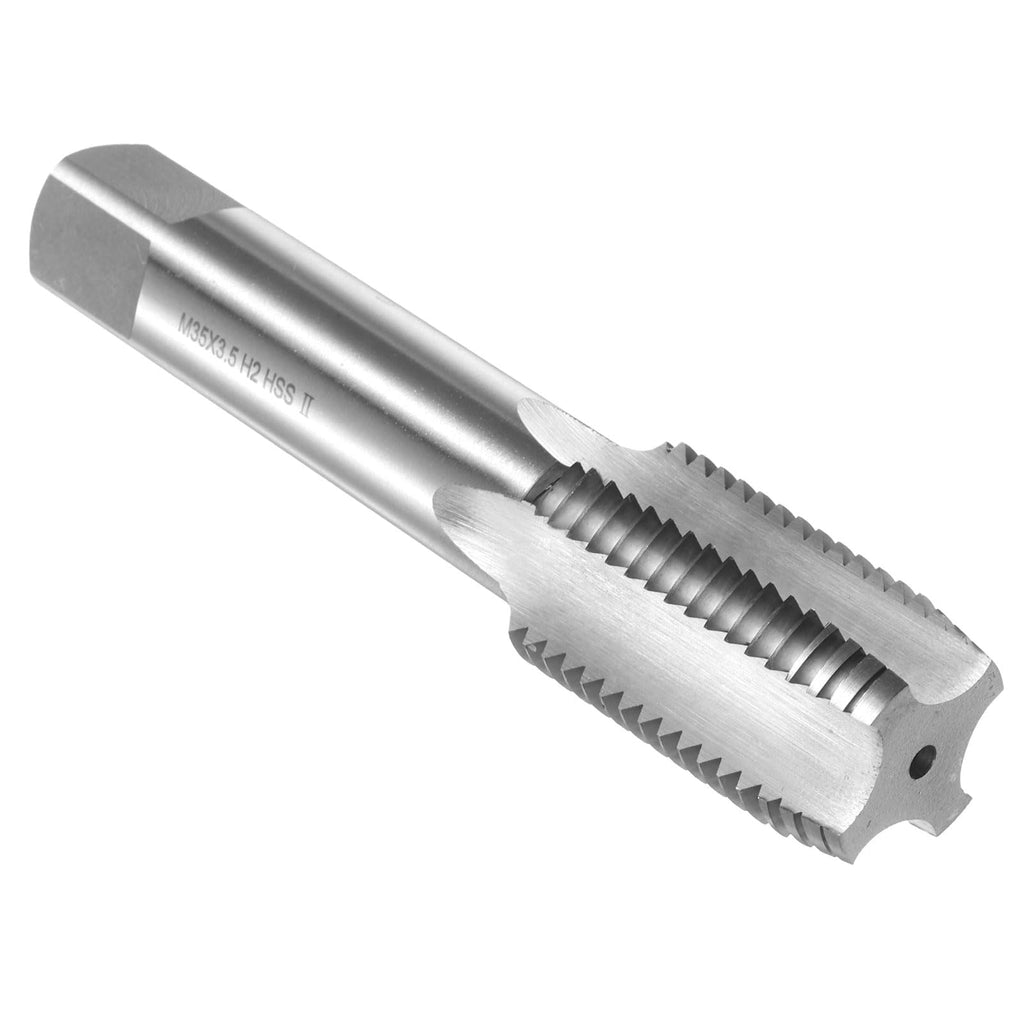 uxcell Hand Plug Tap M35x3.5 H2 Metric Thread Plug Style Taps HSS6542