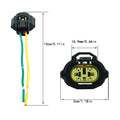 4Pcs H9 Female Bulb Socket Headlight Adapter Connector Wiring Harness Light Fog Use Retrofit Replacement for Accesorios Truck Pickup SUV More Vehicles