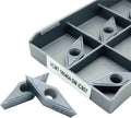 Cutting Tool Carbide Insert Externally Indexable 10PCS VCMT160408 VCMT160404 Metal Turning Tool CNC Turning Lathe Tool Indexable Cutting Tool Carbide Tools ( Size : VCMT160404 SM IC907 , Color : 10PCS