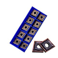 Indexable Carbide Turning Inserts 10pcs CNMG120404-EF YBG205 Hard Alloy External Turning Tool Metal Cutter Tools Suitable for Stainless Steel