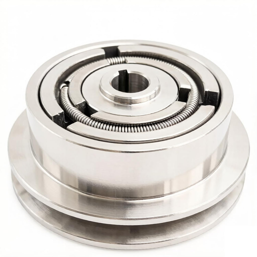 ONLINMDT Centrifugal Clutch 5 Inch, Replacement for Wacker VP1340 VP1350 VP1750 Plate Compactors & Honda GX160 GX200 Engines, 3/4" Bore 1/2" V-Belt 5" Single Pulley Clutch