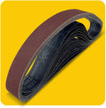 15 Pcs 2 x 48 Inch Assorted Aluminum Oxide Belt Sander Sanding Belt - 3 Each of 80/120/150/240/400 Grits